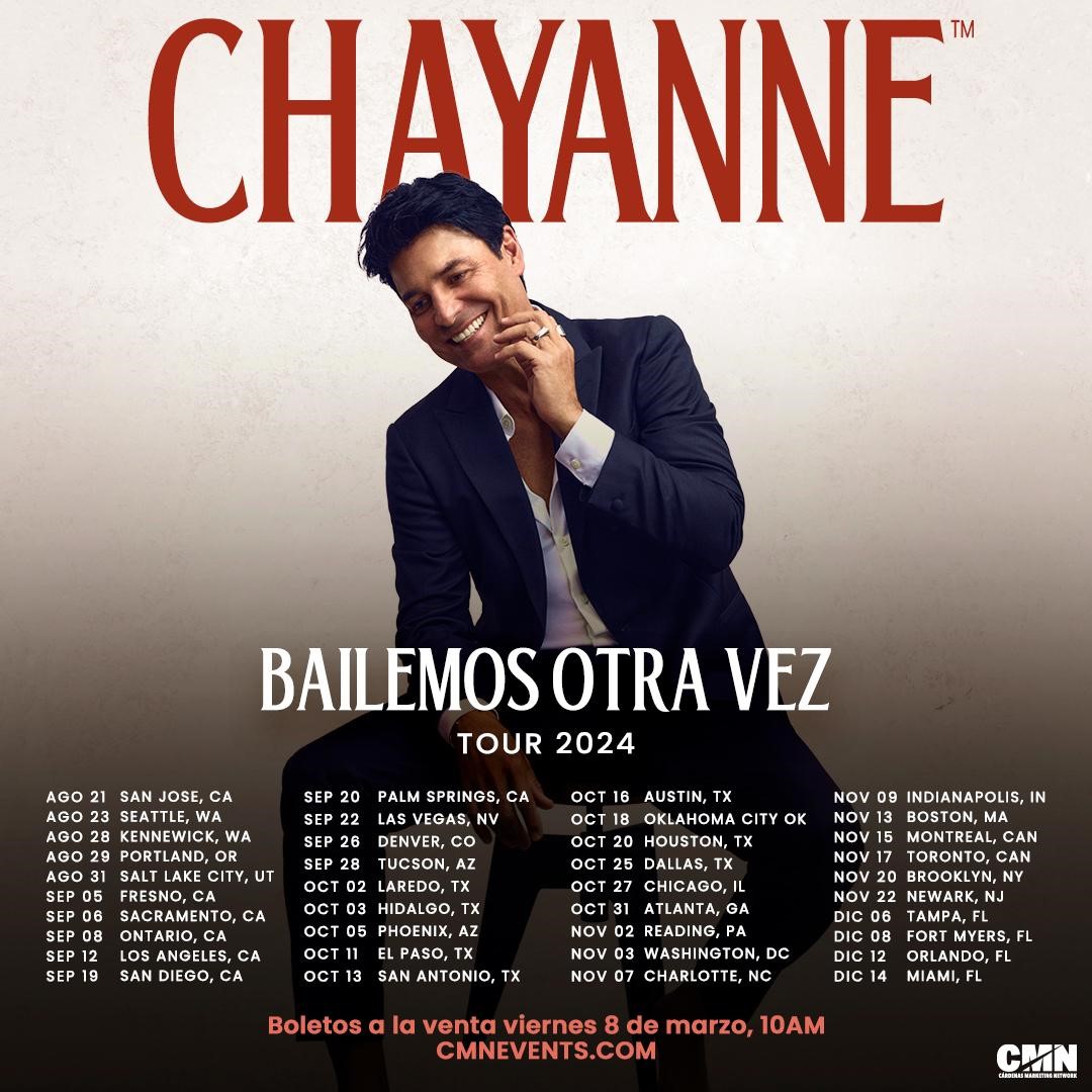 Chayanne regresa a los escenarios con su gira “BAILEMOS OTRA VEZ TOUR